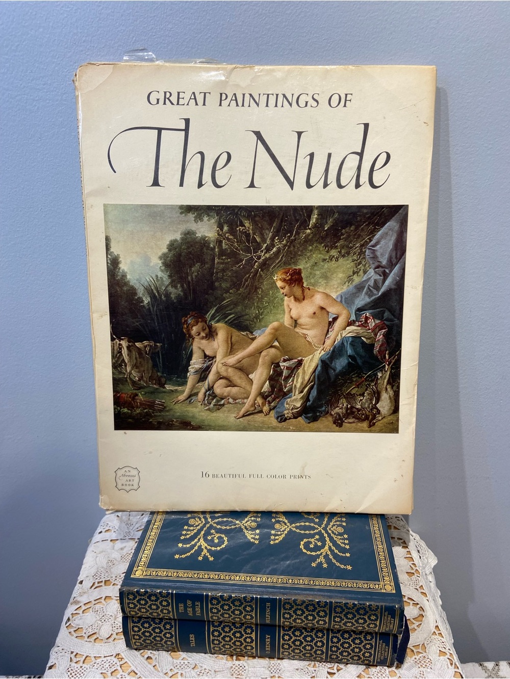 Vintage Abrams Art Book Great Paintings of the Nude-Incomplete